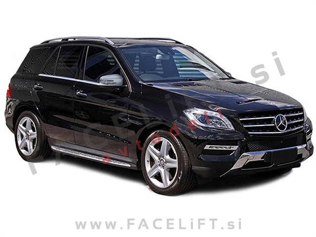 Mercedes ML / W166 (11-15) / pokrovi ogledal / kromirani (sijaj)