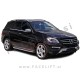 Mercedes ML / W166 (11-15) / pokrovi ogledal / kromirani (sijaj)