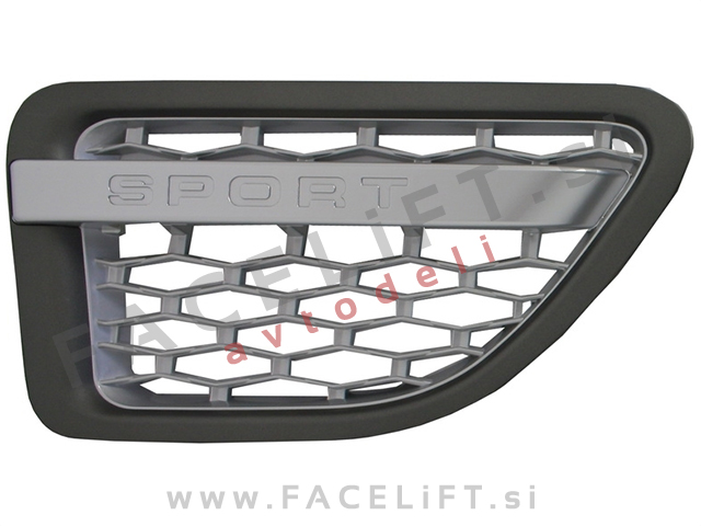 Land Rover Range Rover Sport / LS (06-09) / maska in bočne mreže / Silver Edition