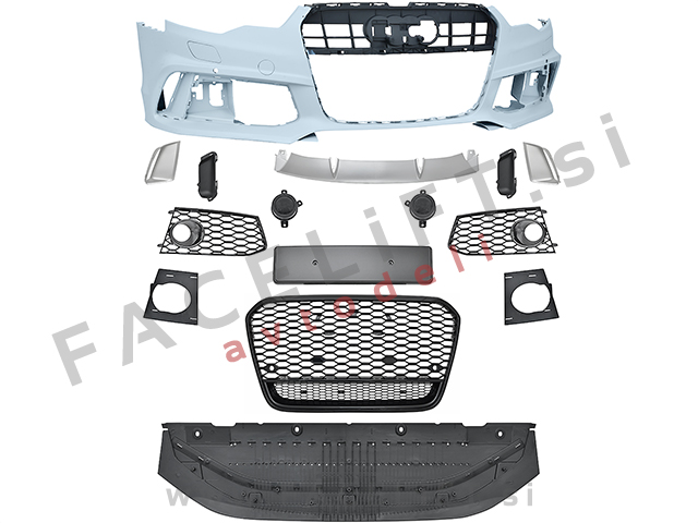 Audi A6 C7 4G 11-14 sprednji odbijač RS6 izgled PDC SRA