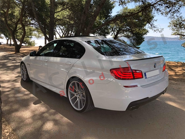 BMW 5 / F10 F11 (10-17) / nastavki za izpuh / črni (sijaj)