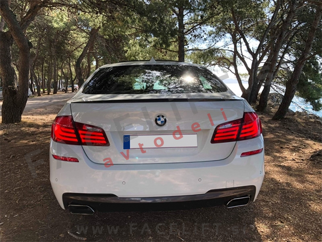 BMW 5 / F10 F11 (10-17) / nastavki za izpuh / črni (sijaj)