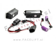 VW Polo 9N 9N3 01-09 LED osvetlitev registrske tablice z ohišjem