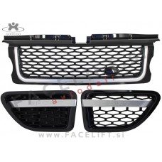 Land Rover Range Rover Sport / LS (06-09) / maska in bočne mreže / Black Edition