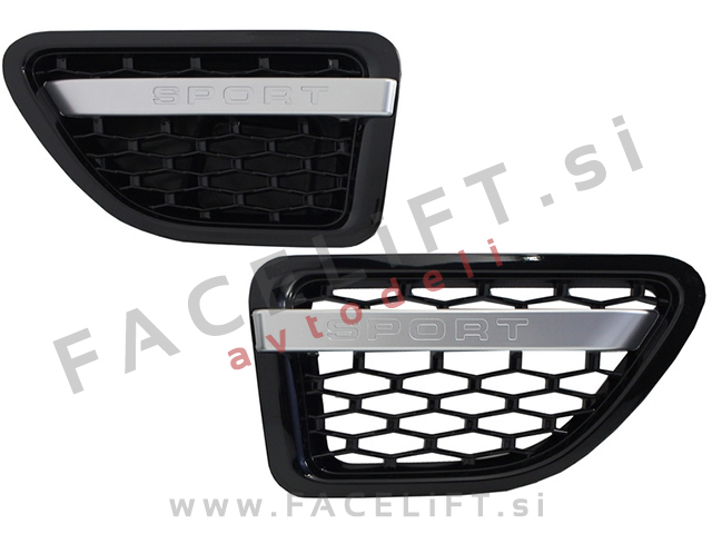 Land Rover Range Rover Sport / LS (06-09) / maska in bočne mreže / Black Edition