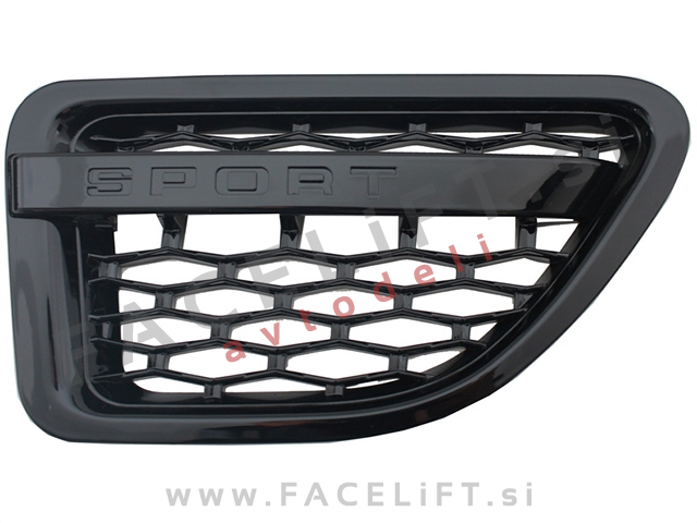 Land Rover Range Rover Sport / LS (06-09) / maska in bočne mreže / Black Edition Land Rover Range Rover Sport / LS (06-09) / maska in bočne mreže / Black Edition