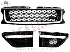 Land Rover Range Rover Sport / LS (09-13) / maska in bočne mreže / Black Edition
