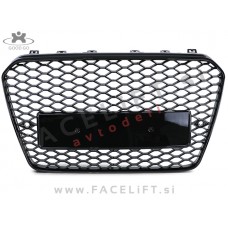 Audi A5 8F 8T 11-16 maska RS izgled črna (sijaj)