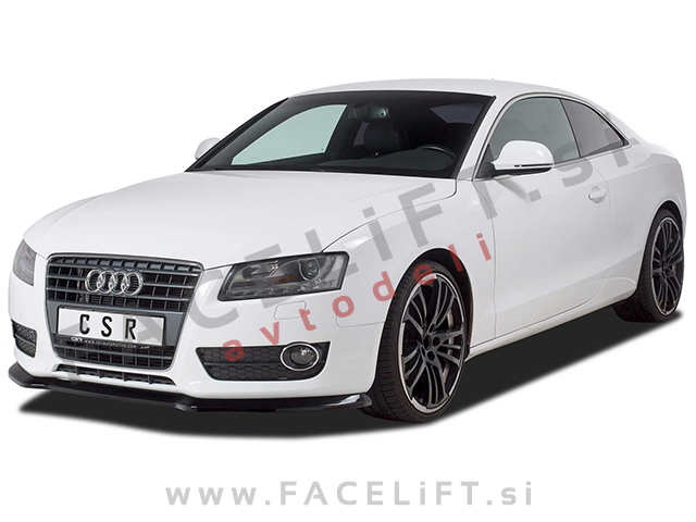 Audi A5 8F 8T 07-11 podaljšek sprednjega odbijača črni (mat)