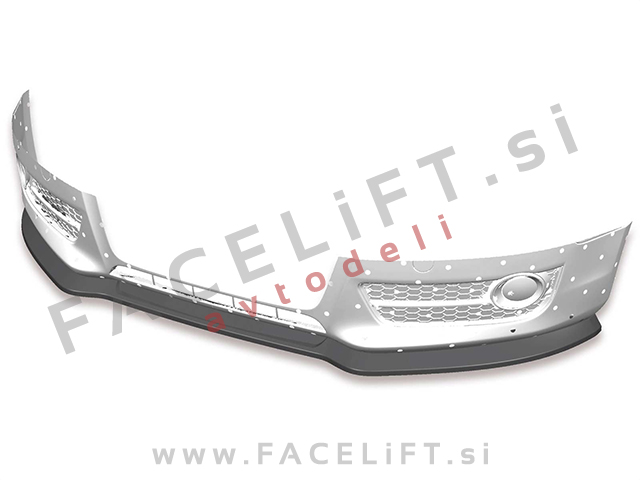 Audi A5 8F 8T 07-11 podaljšek sprednjega odbijača črni (mat)