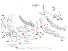 Mercedes B W245 05-11 sprednji odbijač Mercedes B W245 05-11 sprednji odbijač