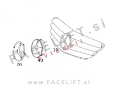 Mercedes B W245 05-08 maska
