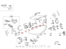Mercedes B W245 05-08 žaromet desni