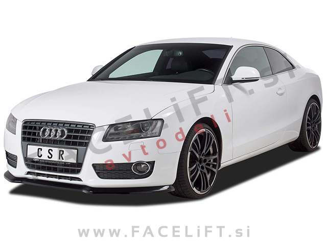 Audi A5 8F 8T 07-11 podaljšek sprednjega odbijača črni (mat)