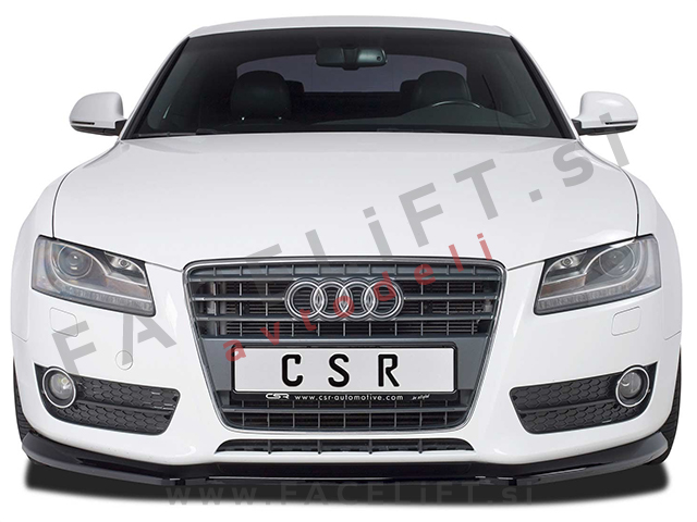 Audi A5 8F 8T 07-11 podaljšek sprednjega odbijača črni (mat)