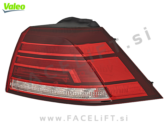 VW Golf 7 Hatchback 17-20 zadnja zunanja LED luč desna VW Golf 7 Hatchback 17-20 zadnja zunanja LED luč desna