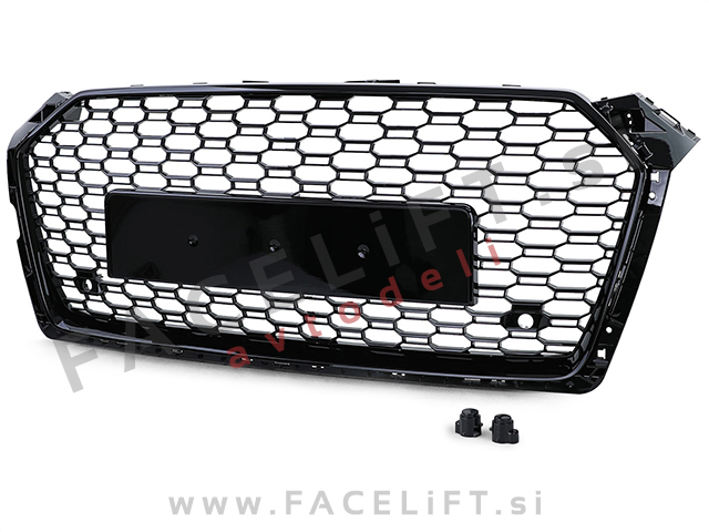 Audi A5 B9 F5 16- maska RS5 izgled črna (sijaj) Audi A5 B9 F5 16- maska RS5 izgled črna (sijaj)