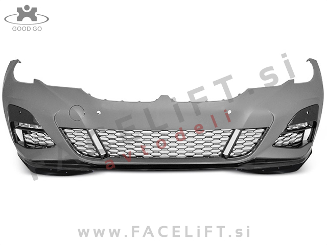 BMW 3 G20 G21 19- sprednji odbijač M-Performance izgled črni (mat) PDC BMW 3 G20 G21 19- sprednji odbijač M-Performance izgled črni (mat) PDC