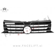 VW T5 09-15 maska črna kromirana