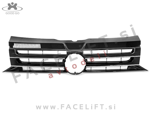VW T5 09-15 maska črna kromirana