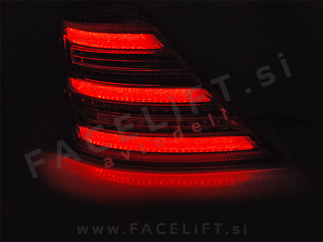 Mercedes S W221 05-09 zadnje LED luči DTS Mercedes S W221 05-09 zadnje LED luči DTS