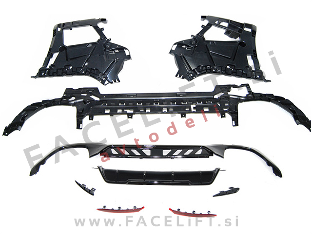 BMW 3 / G20 Limuzina (19- ) / zadnji odbijač / M-Performance / Duplex (Twin) / PDC