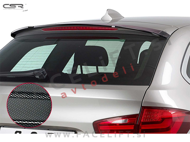 BMW 5 F11 Karavan 10-17 strešni spojler karbon (sijaj)