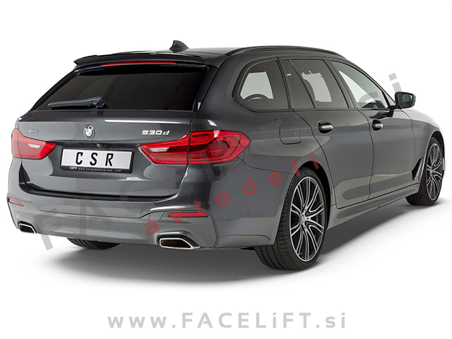 BMW 5 G31 Karavan 17- strešni spojler črni (sijaj)