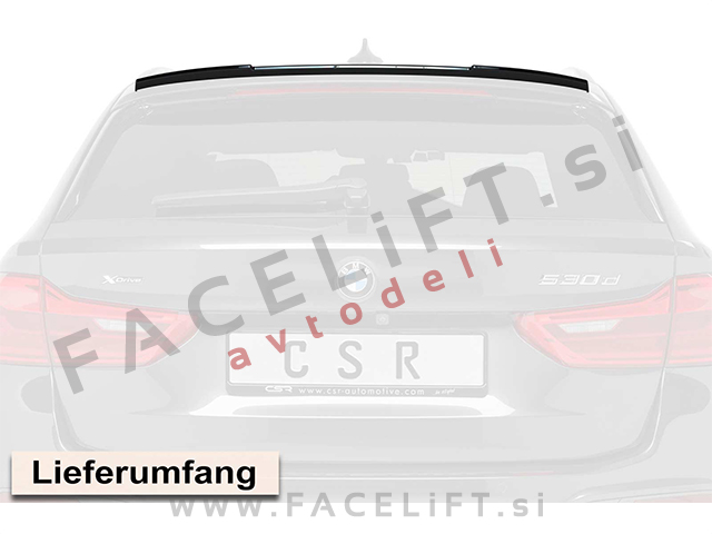 BMW 5 G31 Karavan 17- strešni spojler črni (sijaj)