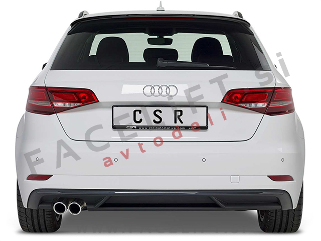 Audi A3 Sportback 8V 12-20 strešni spojler črni (mat)