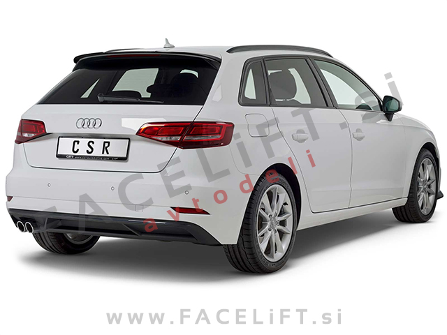 Audi A3 Sportback 8V 12-20 strešni spojler črni (mat)