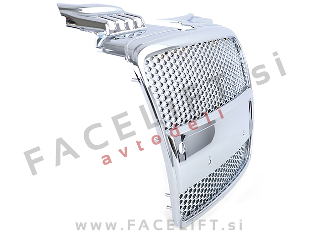 Audi A4 / B7 8E (04-08) / maska / kromirana (sijaj) / PDC