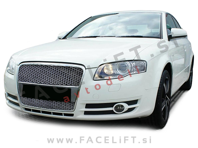 Audi A4 / B7 8E (04-08) / maska / kromirana (sijaj) / PDC