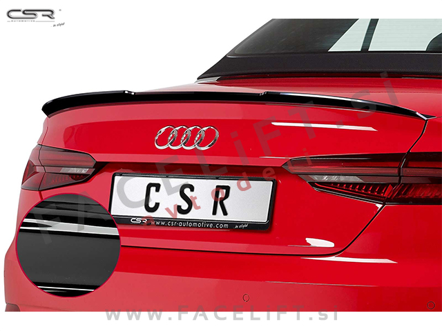 Audi A5 Cabrio / F5 (16- ) / spojler za prtljažnik / črni (sijaj)