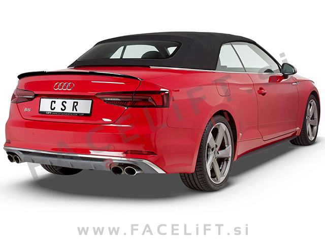 Audi A5 Cabrio / F5 (16- ) / spojler za prtljažnik / črni (sijaj)