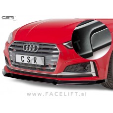 Audi A5 S line S5 F5 16- podaljšek sprednjega odbijača črni mat