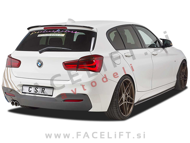 BMW 1 F20 F21 11-19 strešni spojler črni (sijaj)