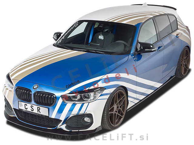 BMW 1 F20 F21 11-19 strešni spojler črni (sijaj)