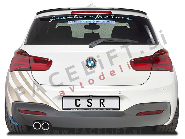 BMW 1 / F20 F21 (11-19) / strešni spojler / črni (mat)