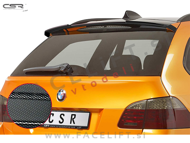 BMW 5 Karavan E61 03-10 strešni spojler karbon (sijaj)