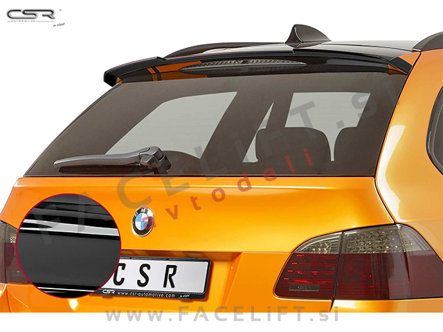 BMW 5 Karavan E61 03-10 strešni spojler črni (sijaj)