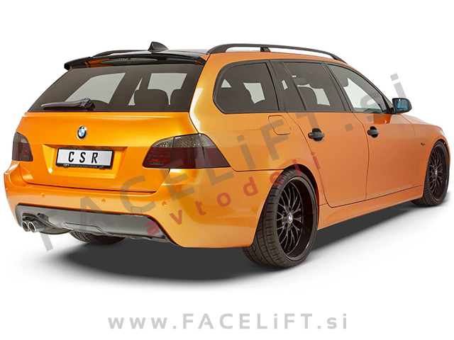 BMW 5 Karavan E61 03-10 strešni spojler črni (sijaj)