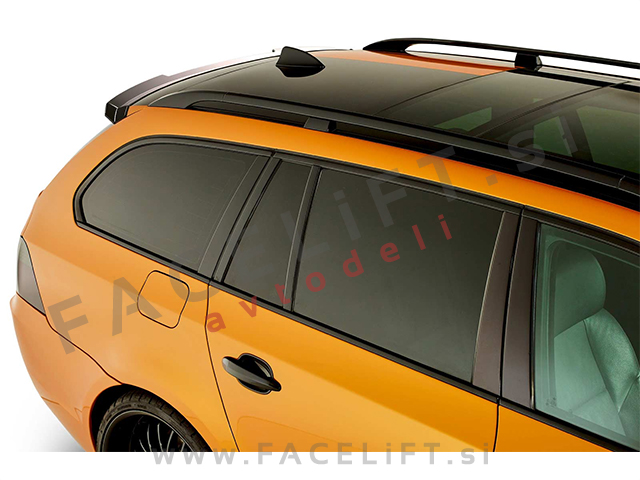 BMW 5 Karavan E61 03-10 strešni spojler črni (sijaj)