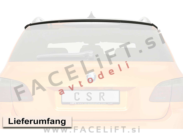 BMW 5 Karavan E61 03-10 strešni spojler črni (sijaj)
