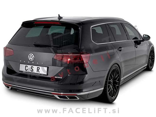 VW Passat Karavan B8 14- strešni spojler črni (mat)