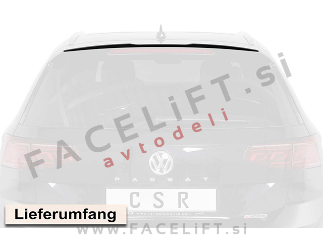 VW Passat Karavan B8 14- strešni spojler črni (mat)