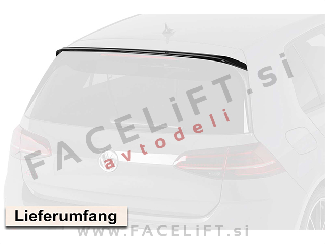 VW Golf 7 Hatchback 12-20 strešni spojler črni (sijaj)