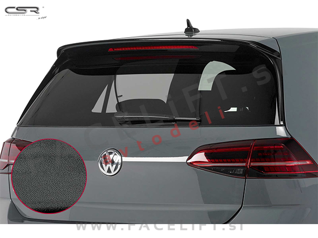 VW Golf 7 Hatchback 12-20 strešni spojler črni (mat)