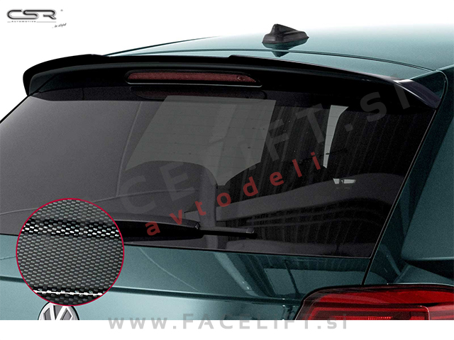 VW Polo Hatchback AW 17- strešni spojler karbon (sijaj) VW Polo Hatchback AW 17- strešni spojler karbon (sijaj)