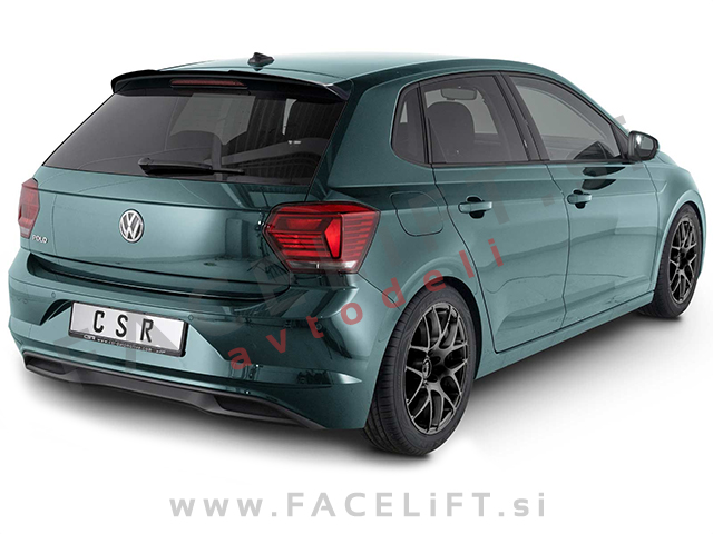 VW Polo Hatchback AW 17- strešni spojler črni (sijaj)